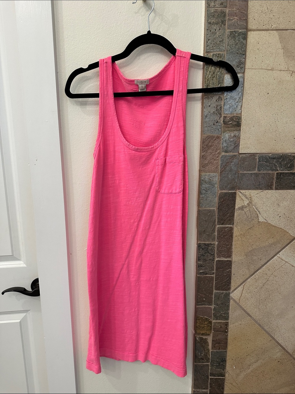 J. Crew Bright Pink Tank Dress small